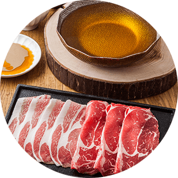 しゃぶしゃぶれたすランチメニュー