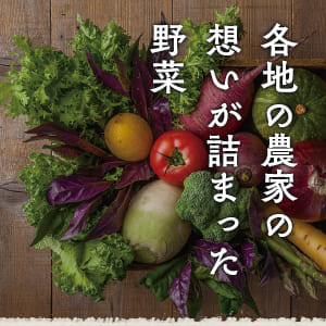 各地の農家の想いが詰まった野菜